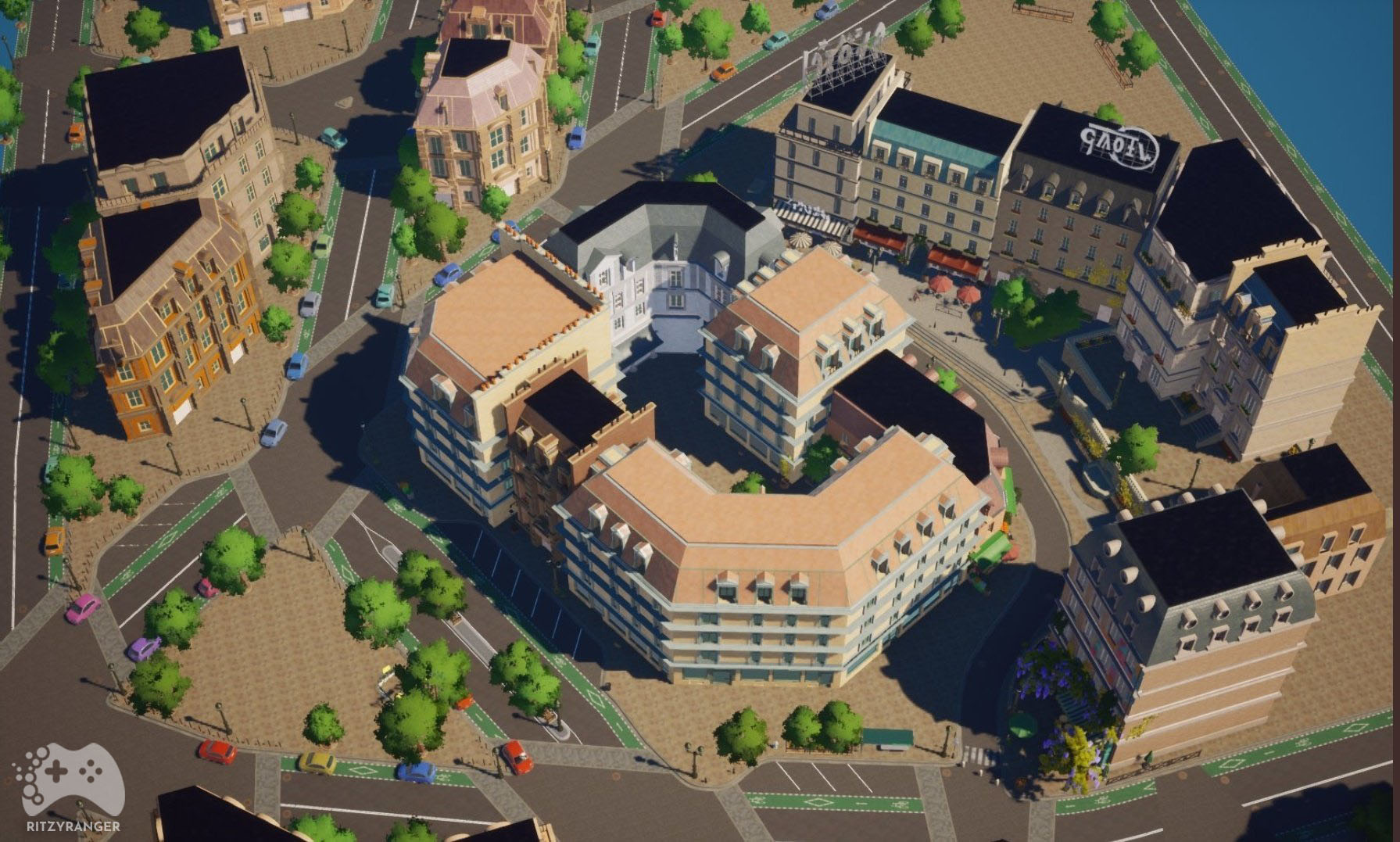 Prezentacja miasta z The Sims 5