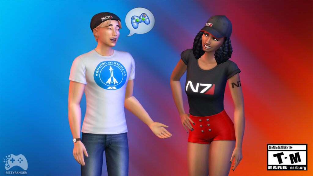 The Sims 4 i Mass effect aktualizacja
