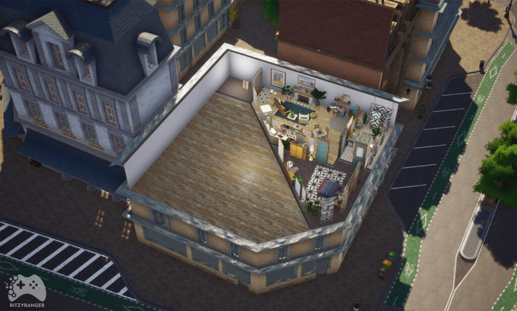 Widok mieszkania The Sims 5