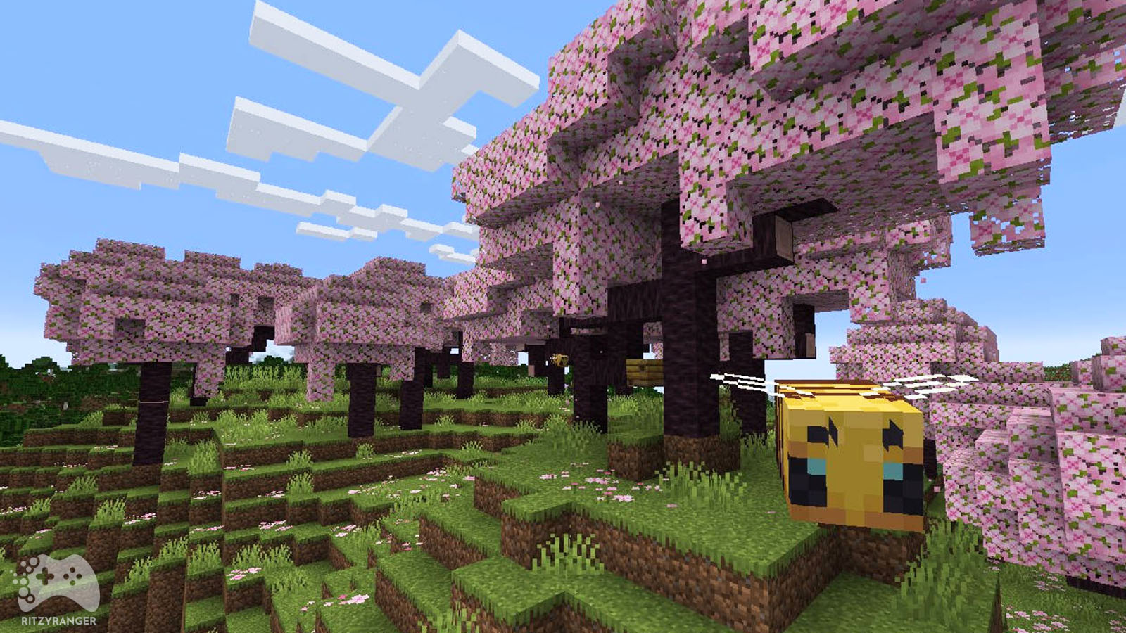 Nowy biom kwitnącej wiśni minecraft 1.20 zapowiedź