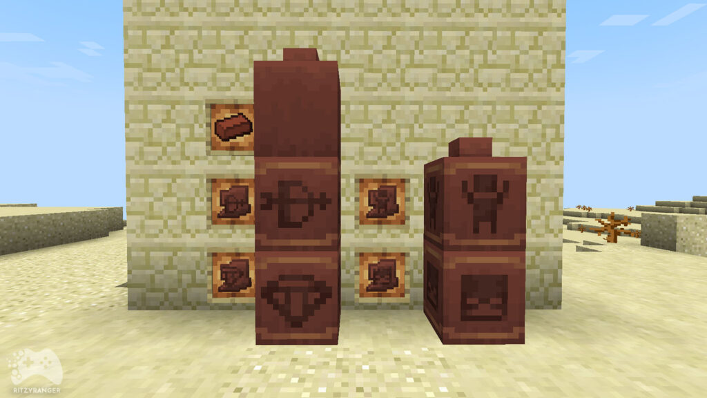 Ozdobne dzbanki Minecraft 1.20 Snapshot 23w07a