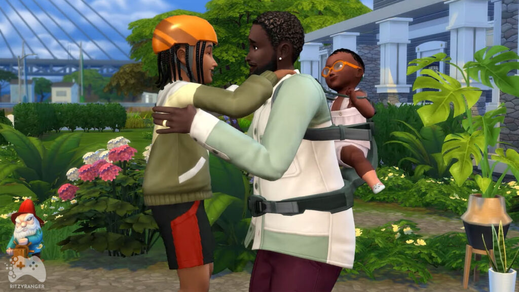 The Sims 4 Razem raźniej nosidełko dla dziecka