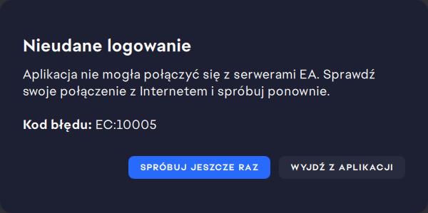 gracze na całym świecie zgłaszają problemy z ea app