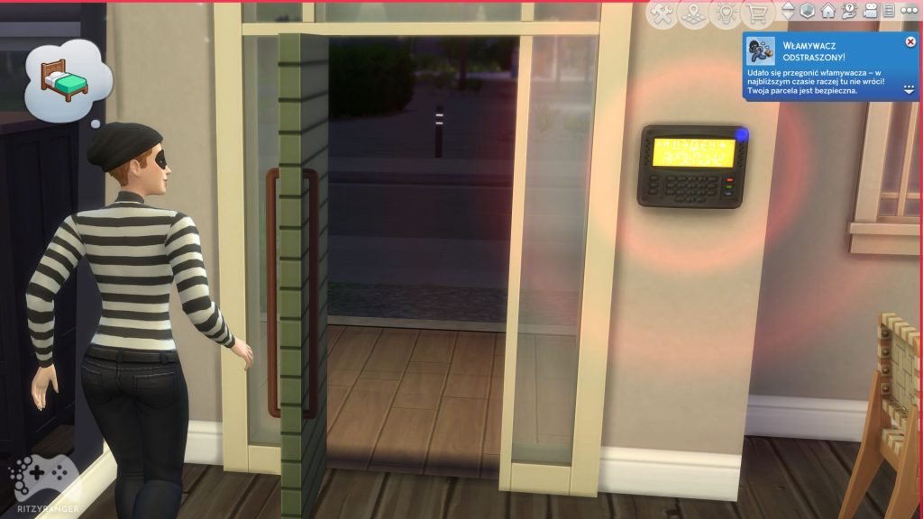 jak wystraszyć włamywacza w the sims 4 aktualizacja