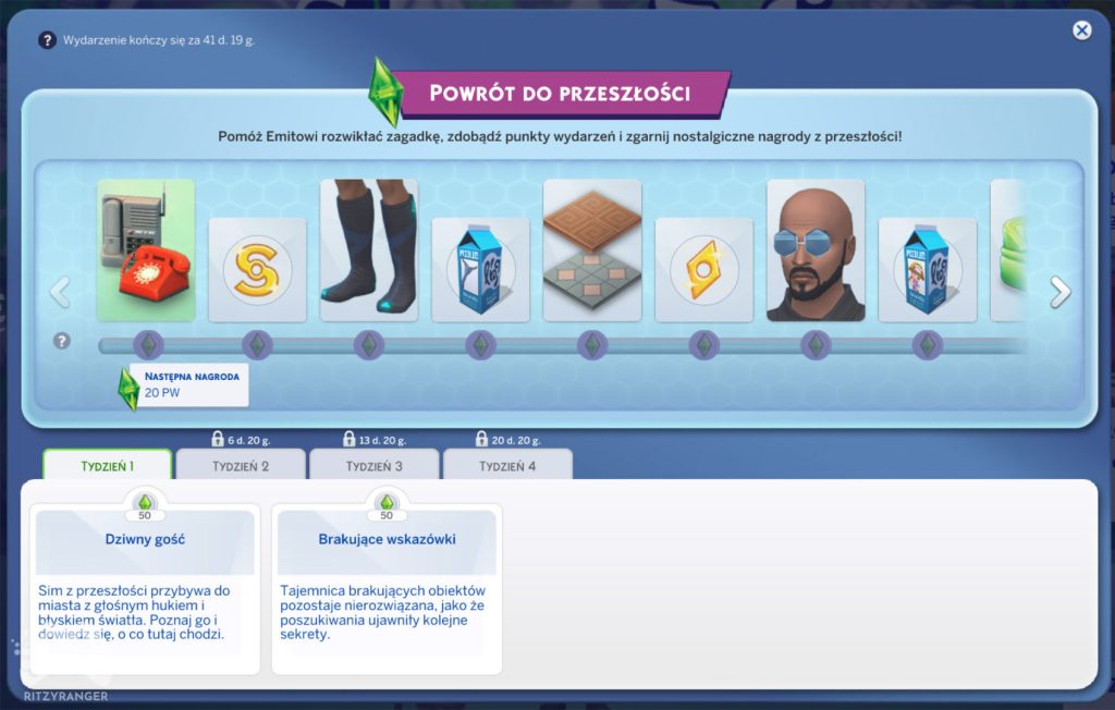 jak wziąć udział w evencie powrót do przeszłości the sims 4
