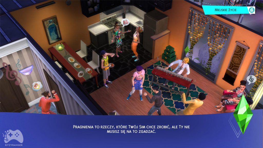 nowy ekran ładowania the sims 4 miejskie życzie impreza