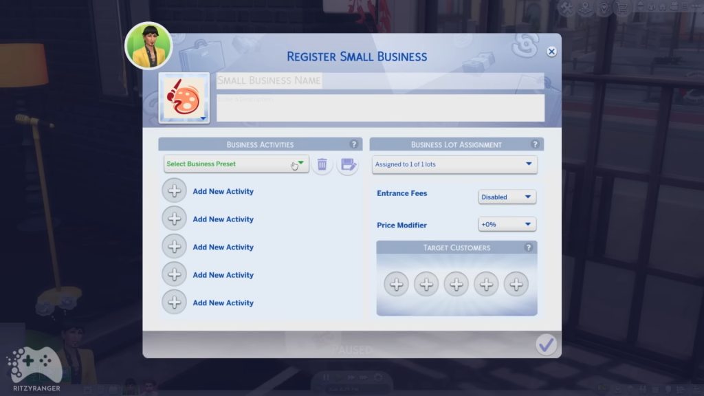 rejestracja małej firmy the sims 4 dochodowe hobby