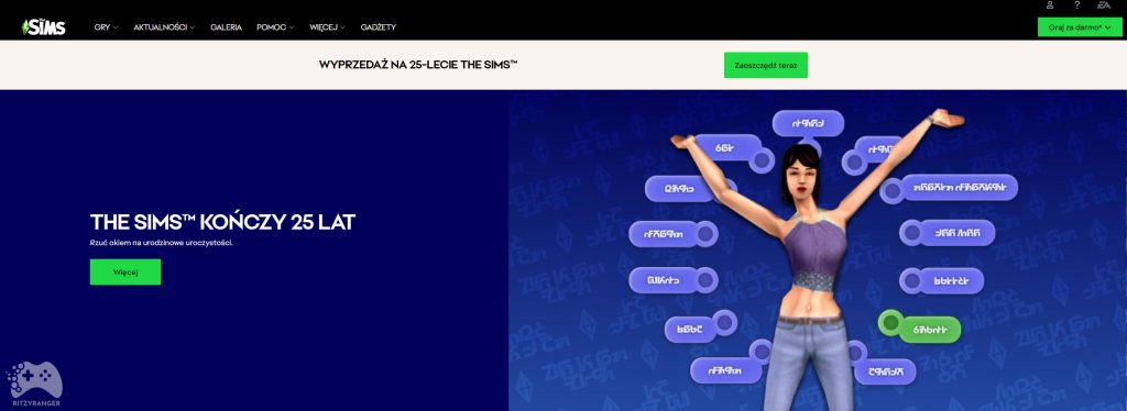 remaster the sims na oficjalnej stronie