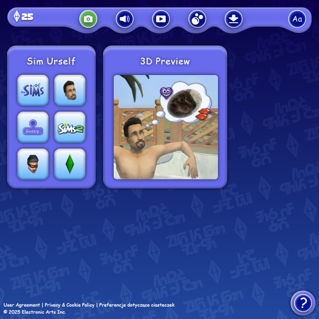 sim urself oficjalna strona the sims 1 i the sims 2