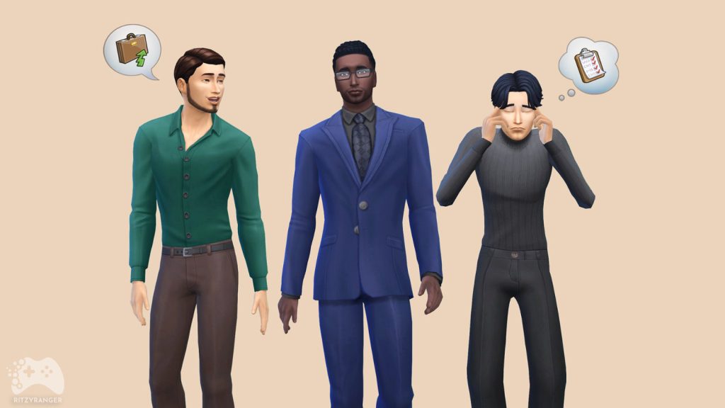 the sims 4 biznesowy sznyt opis