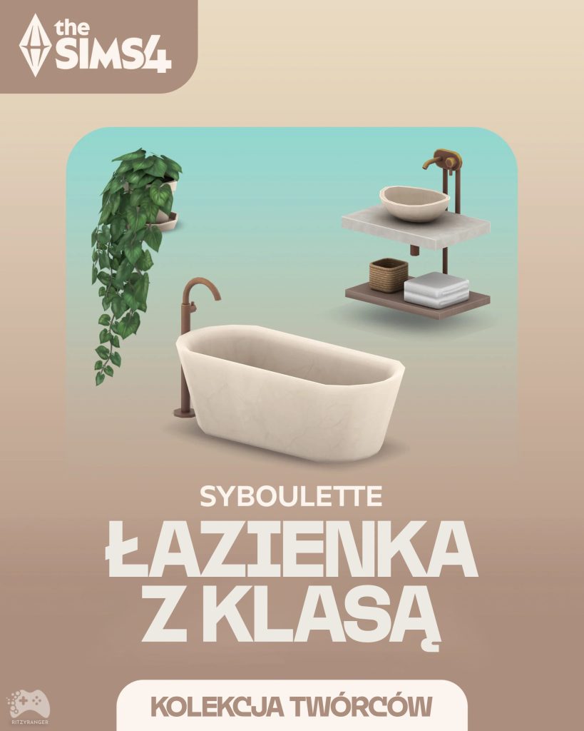 the sims 4 łazienka z klasą kolekcja okładka