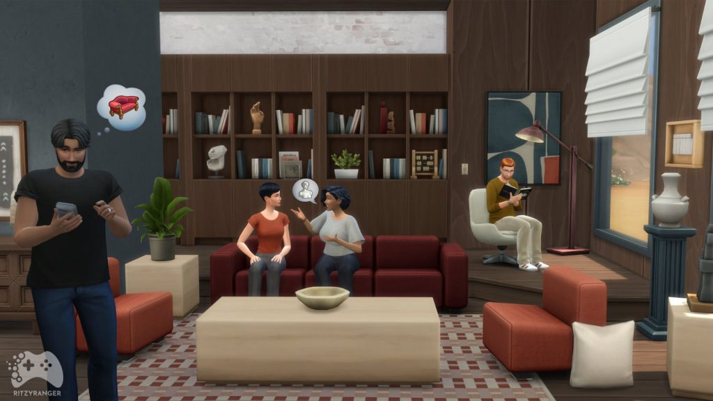 the sims 4 wysmakowany salon obiekty