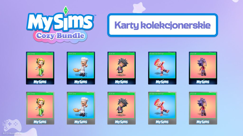 mysims cozy bundle karty kolekcjonerskie steam