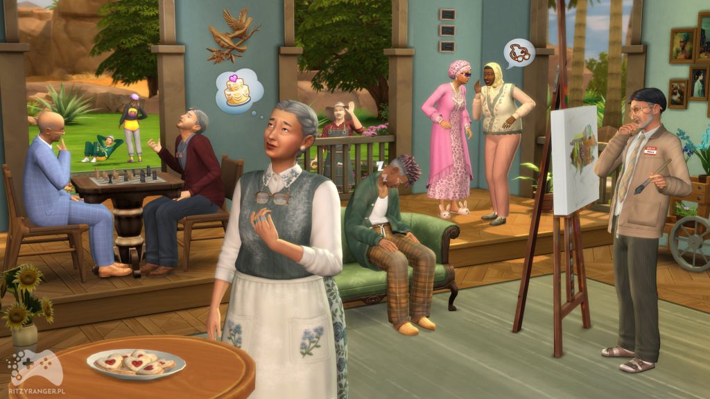 obrazek the sims 4 złoty wiek kolekcja