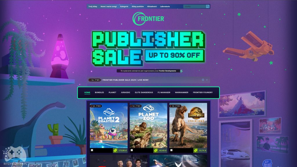 Promocja frontier steam kwiecień 2025