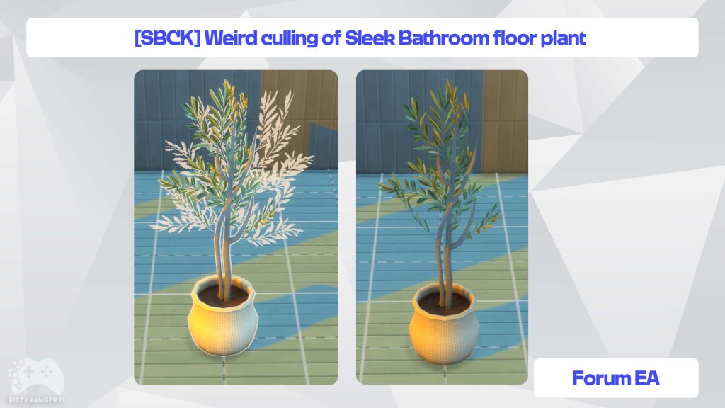 the sims 4 błąd z wyświetlaniem rośliny