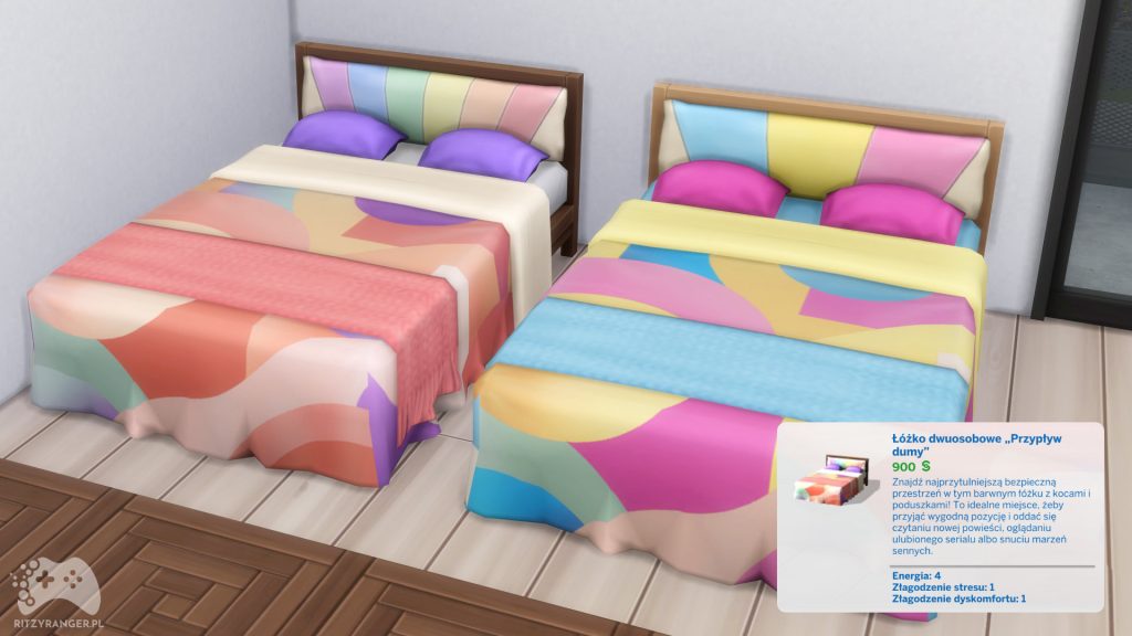 the sims 4 łóżko dwuosobowe przypływ dumy