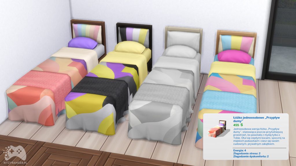 the sims 4 łóżko jednoosobowe przypływ dumy