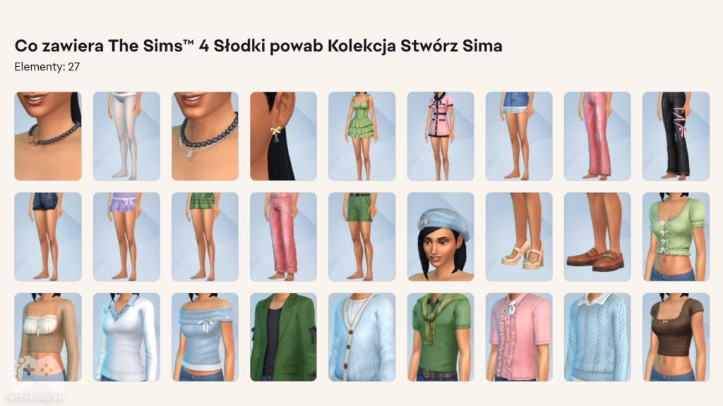 the sims 4 słodki powab zawartość