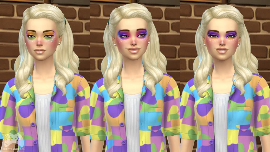 the sims 4 wielokolorowe cienie do powiek