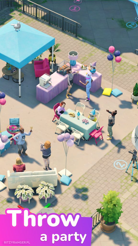 the sims project rene city life game with friends screenshot