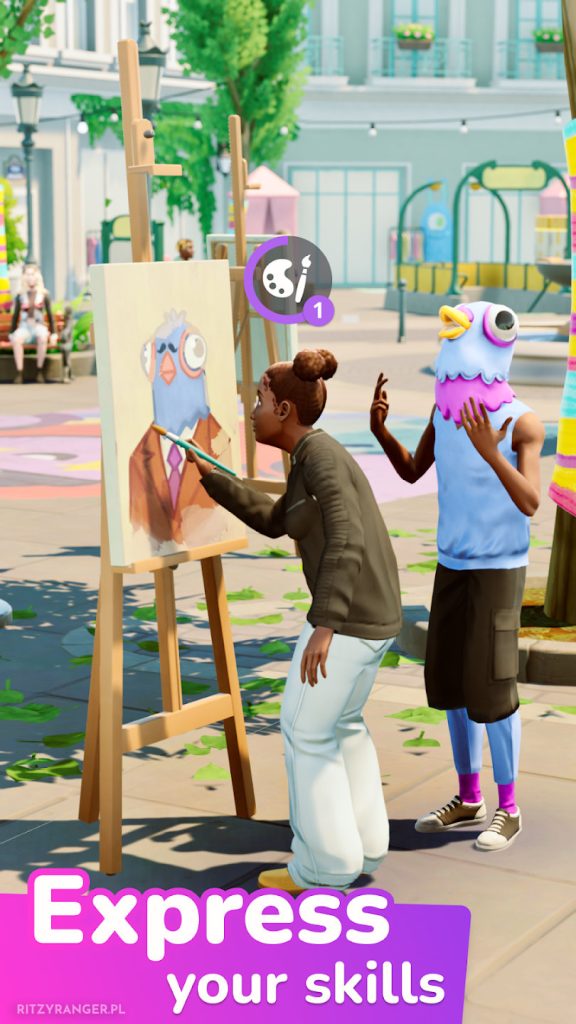 the sims project rene city life game with friends zdjęcie gry